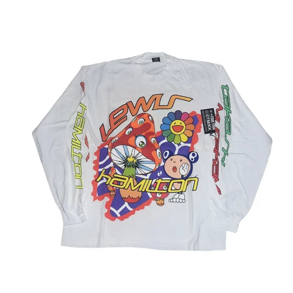 Lewis Hamilton x Takashi Murakami Long Sleeve Tee